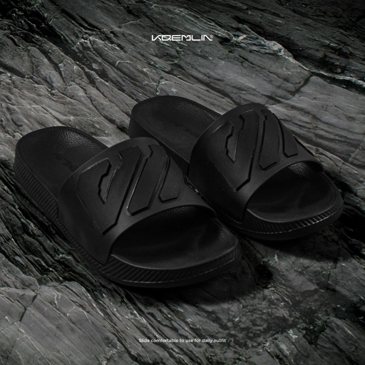 Image of Kremlin Sandal Slide Elastis Slop Black - Silent