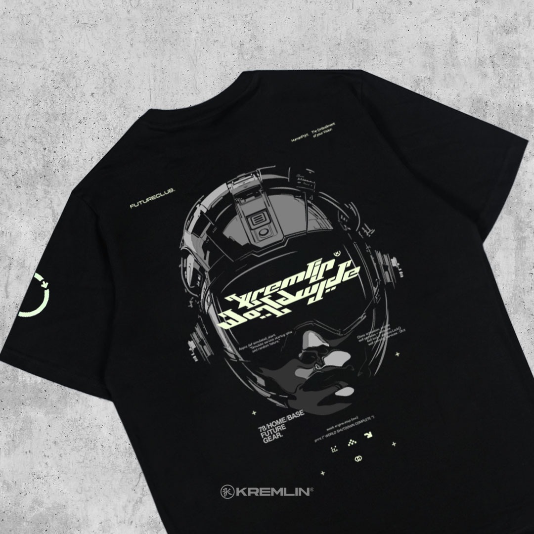 Kremlin T-shirt Regular Cyber Graphic Glow in the Dark - Simulation