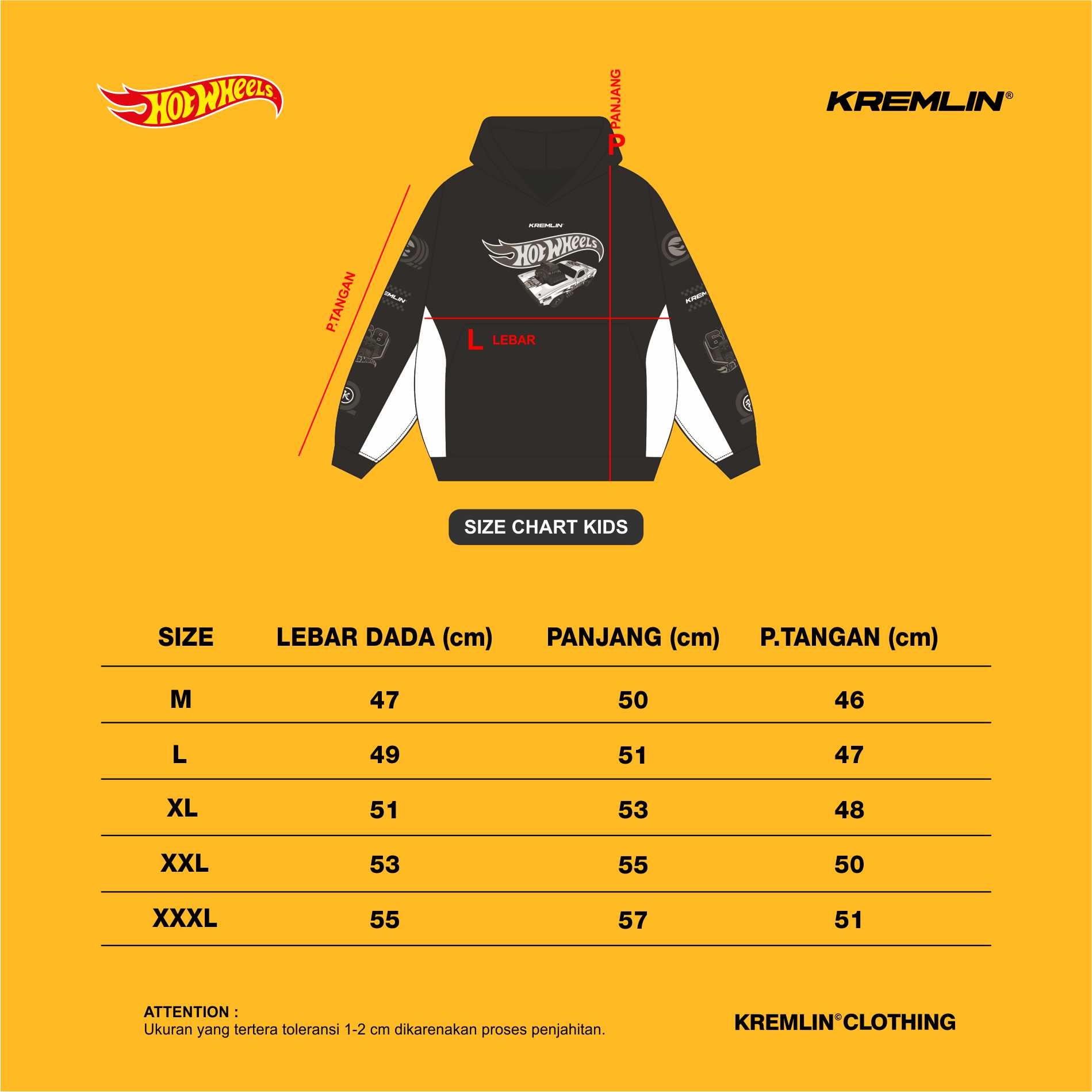 HOT WHEELS x KREMLIN Collaboration KIDS Hoodie - DOMINION