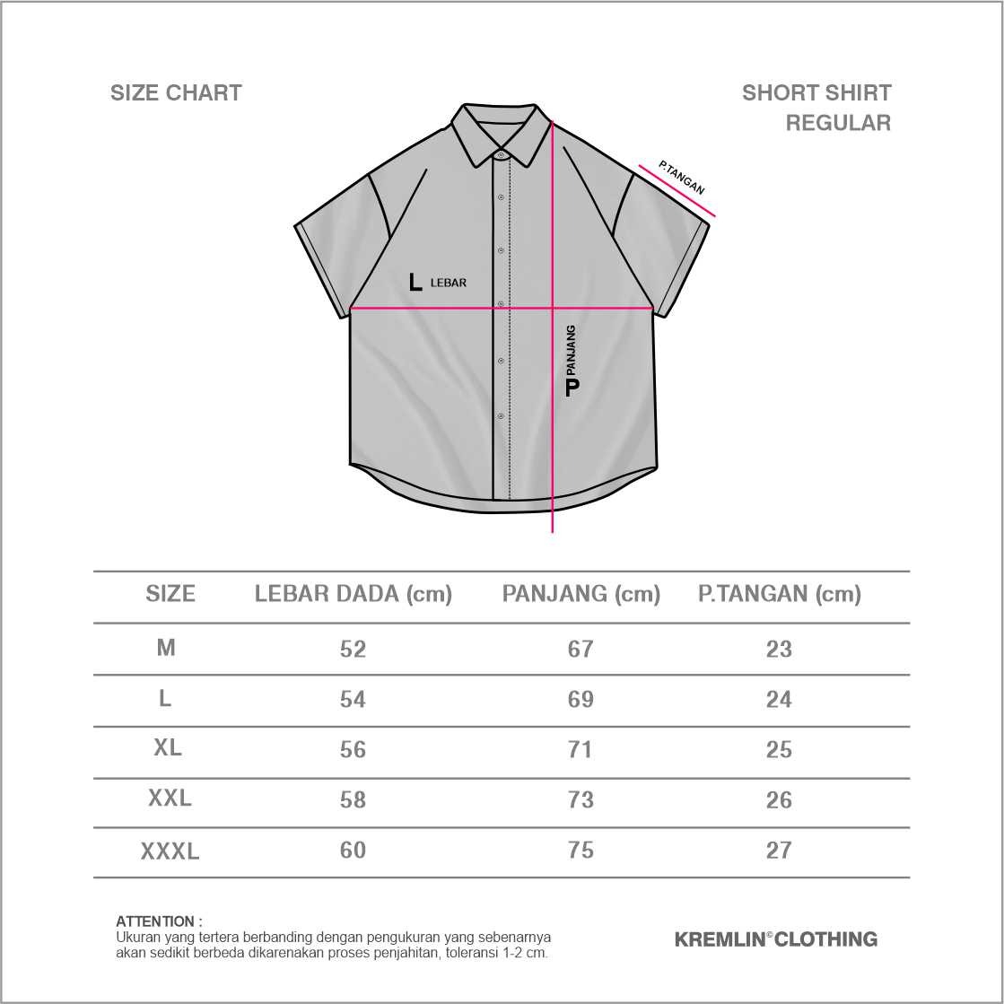 KREMLIN Shirt Kemeja Salur Pinstripe - Regular - Oasis Cream