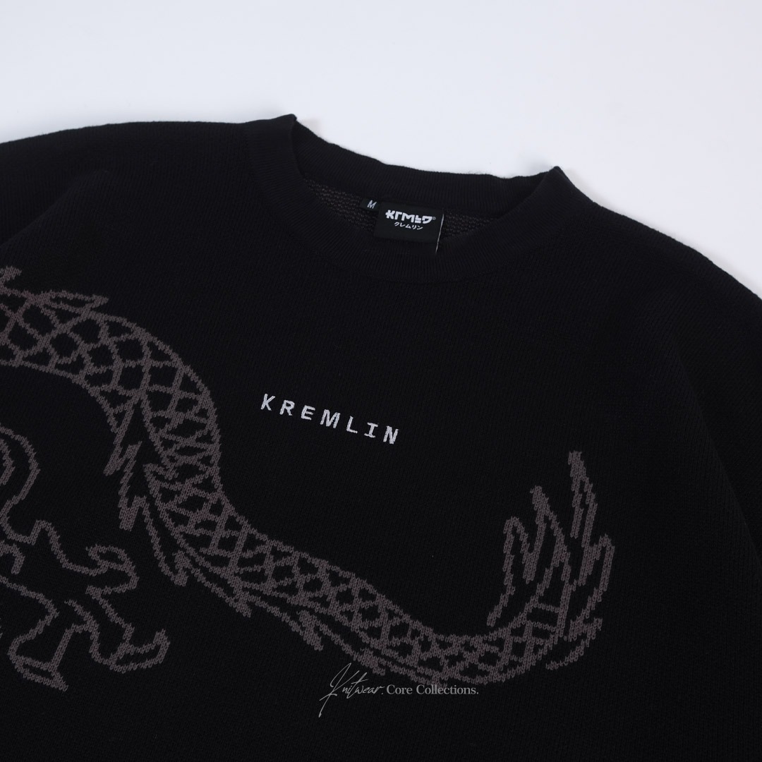 KREMLIN Knitwear Crewneck Rajut Dragon Japan - Skinroot