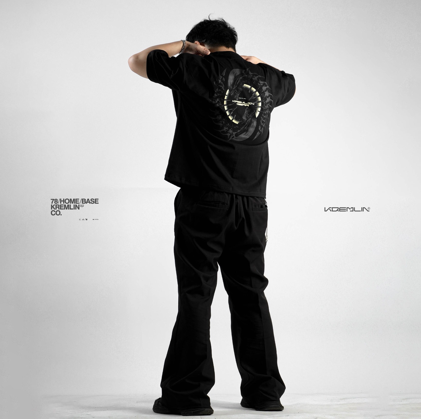 KREMLIN T-Shirt Boxy OVS Fit Black - Species