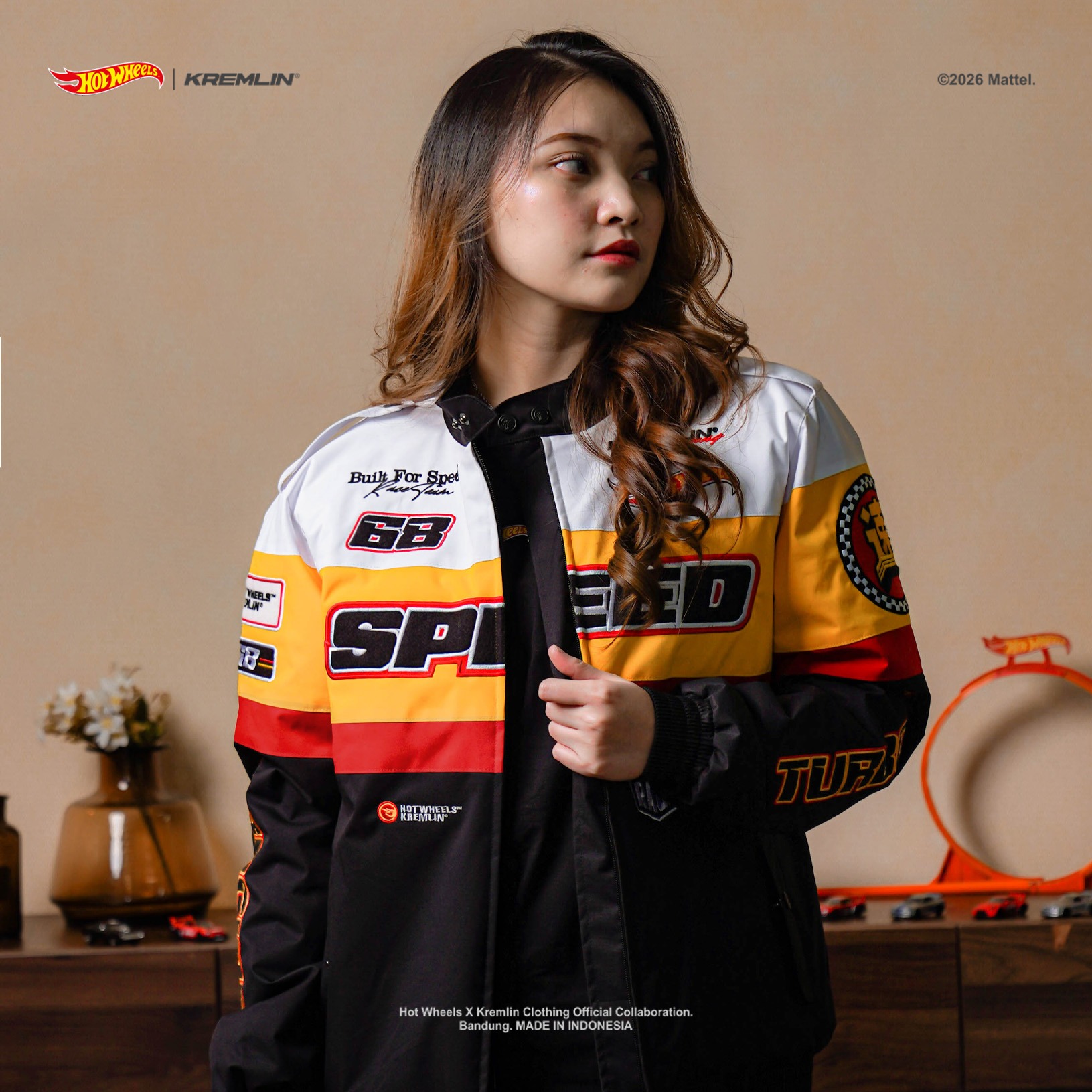 HOT WHEELS x KREMLIN Collaboration Racing Jacket - SPEEDWAY