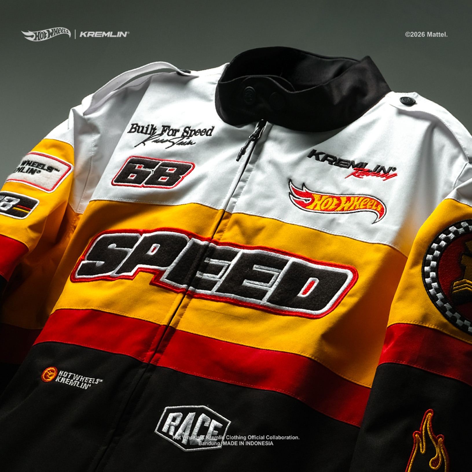 HOT WHEELS x KREMLIN Collaboration Racing Jacket - SPEEDWAY