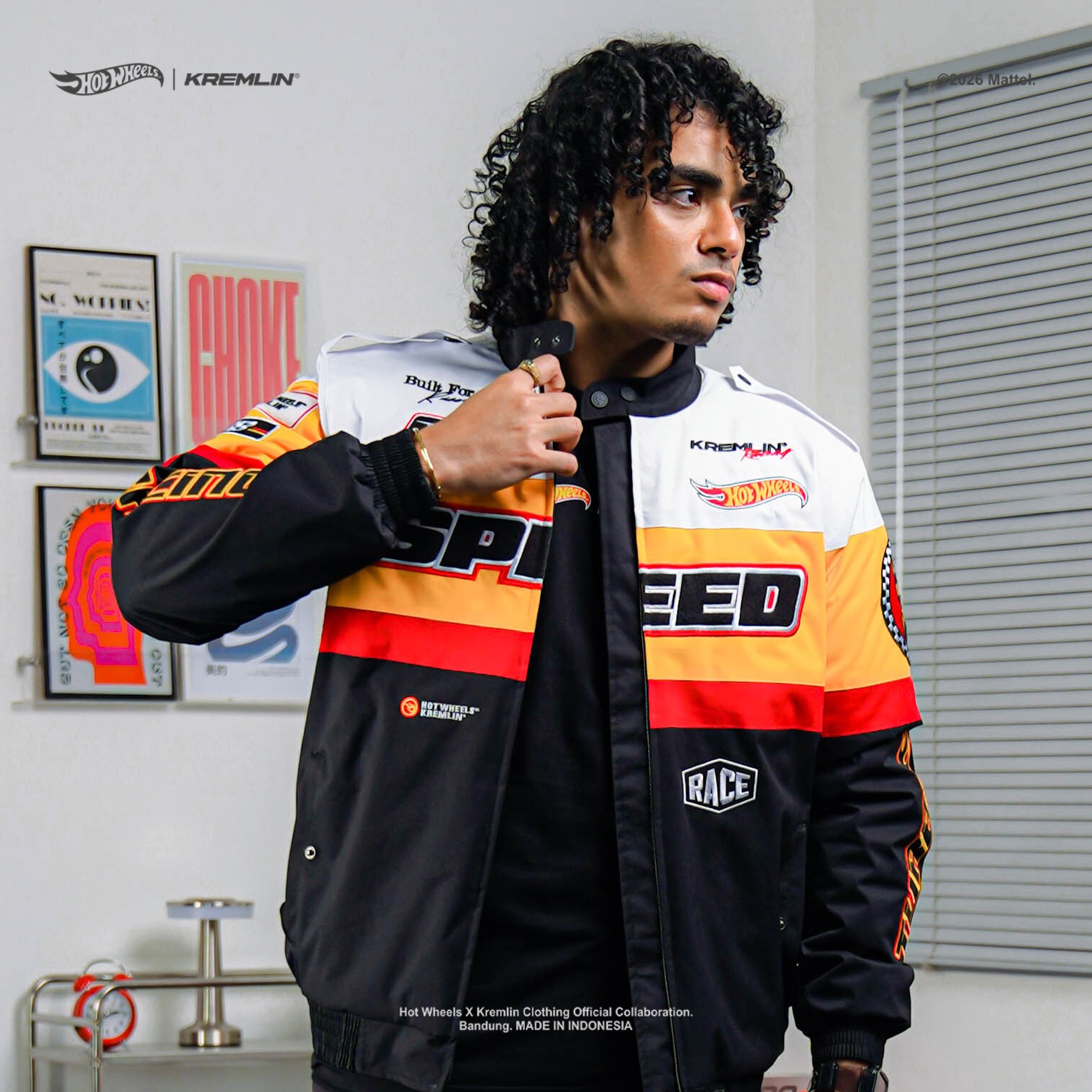 HOT WHEELS x KREMLIN Collaboration Racing Jacket - SPEEDWAY