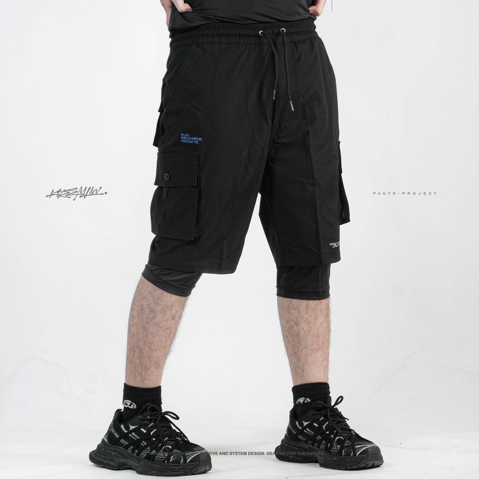 KREMLIN Short Pants Celana Cargo Base Layer Spandek - STRIDER