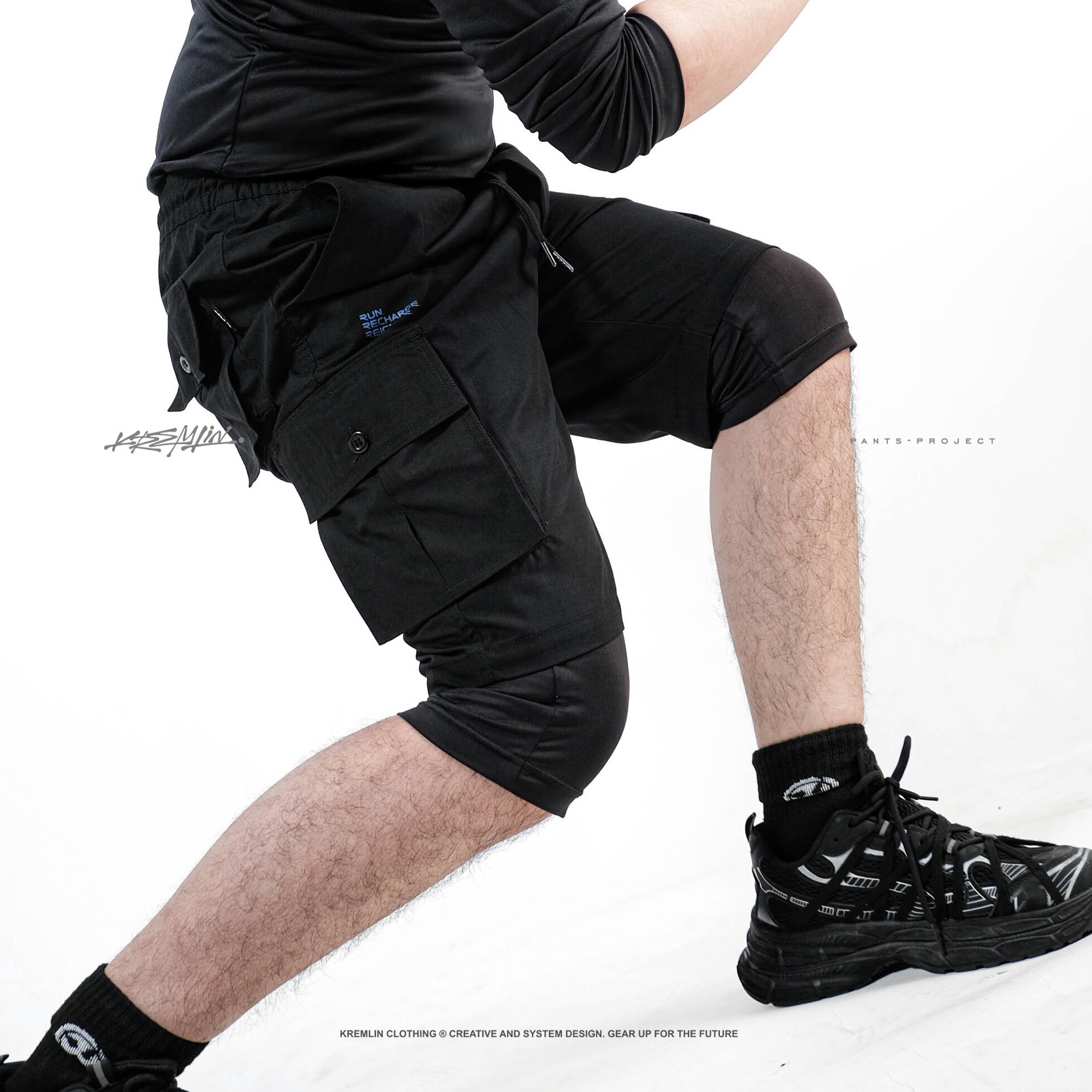 KREMLIN Short Pants Celana Cargo Base Layer Spandek - STRIDER