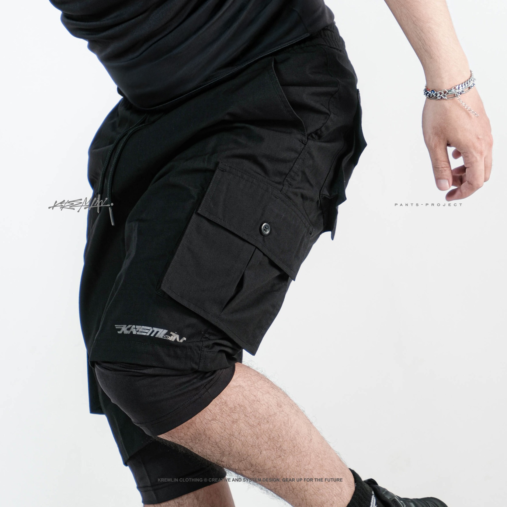 KREMLIN Short Pants Celana Cargo Base Layer Spandek - STRIDER