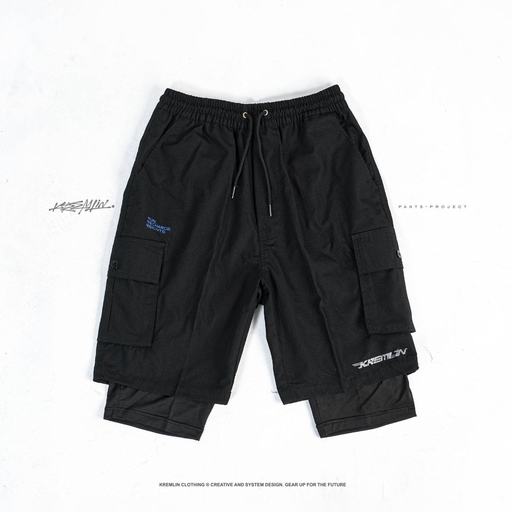 KREMLIN Short Pants Celana Cargo Base Layer Spandek - STRIDER
