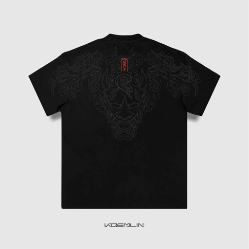 Kremlin T-shirt Regular Kaos Graphic Black - Tetsukai