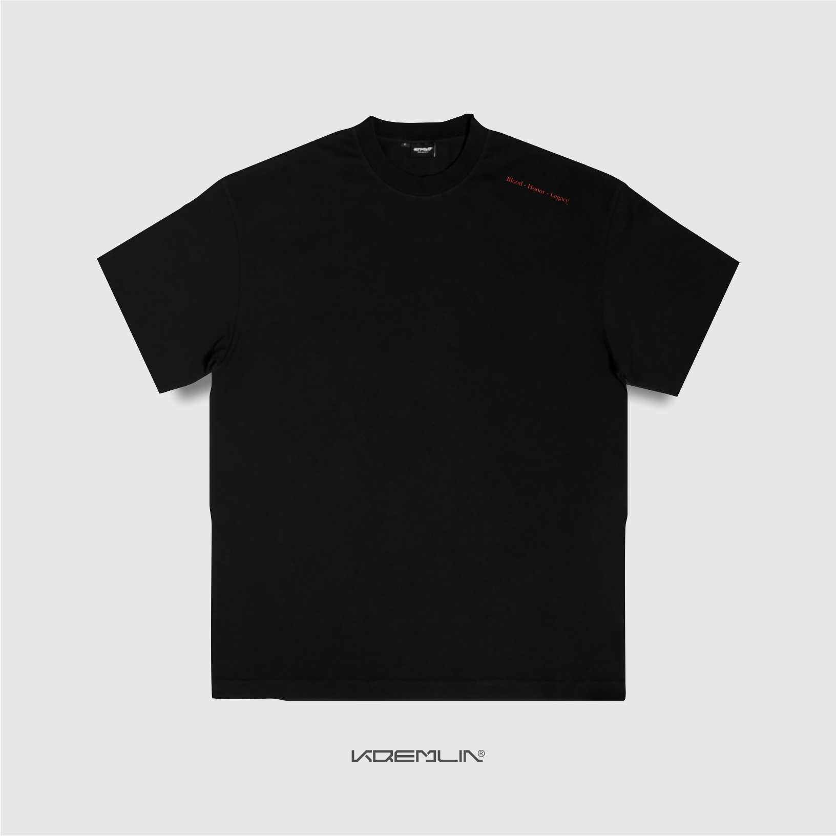 Kremlin T-shirt Regular Kaos Graphic Black - Tetsukai