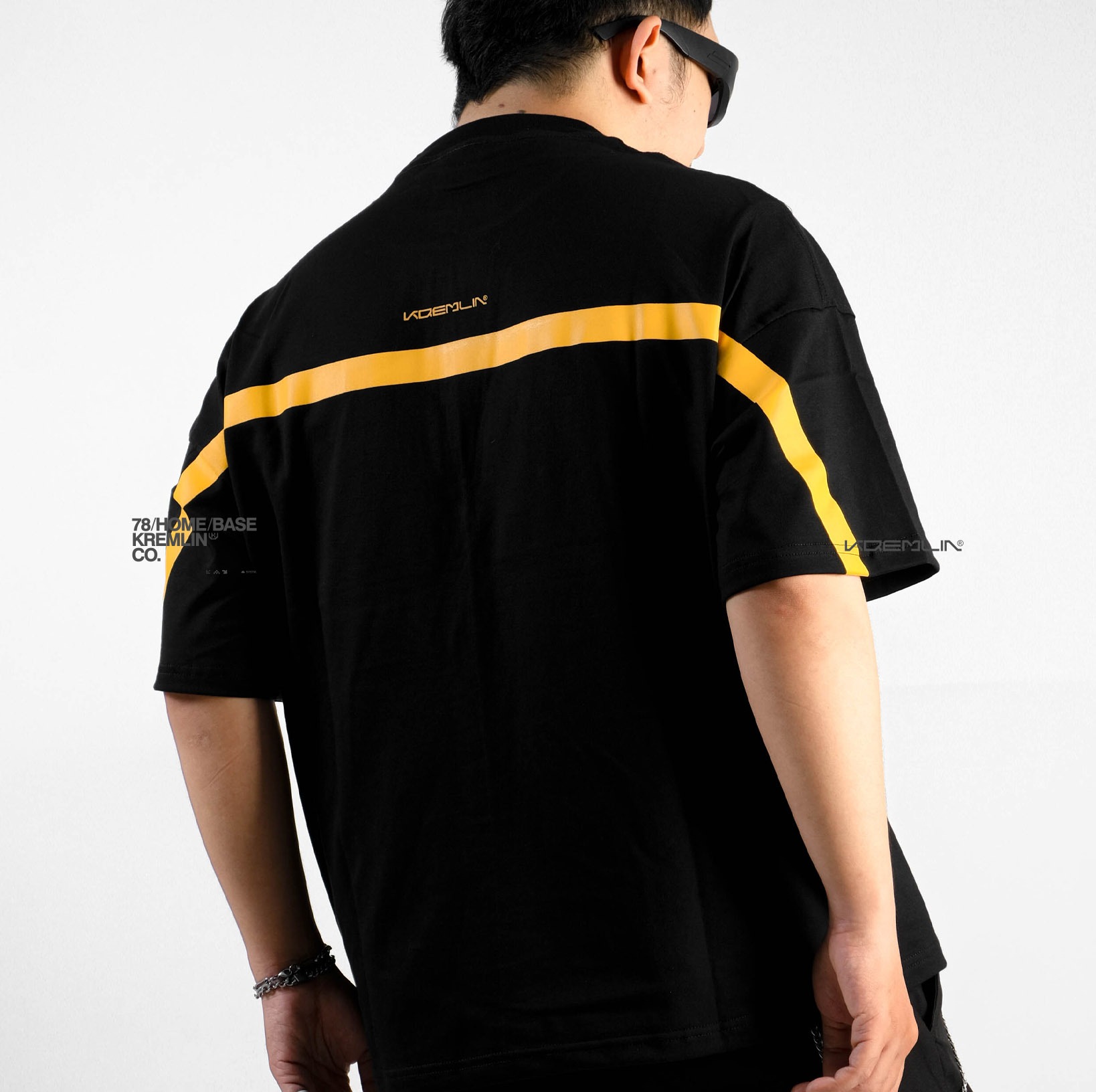 KREMLIN T-Shirt Boxy OVS Fit Black - VEX