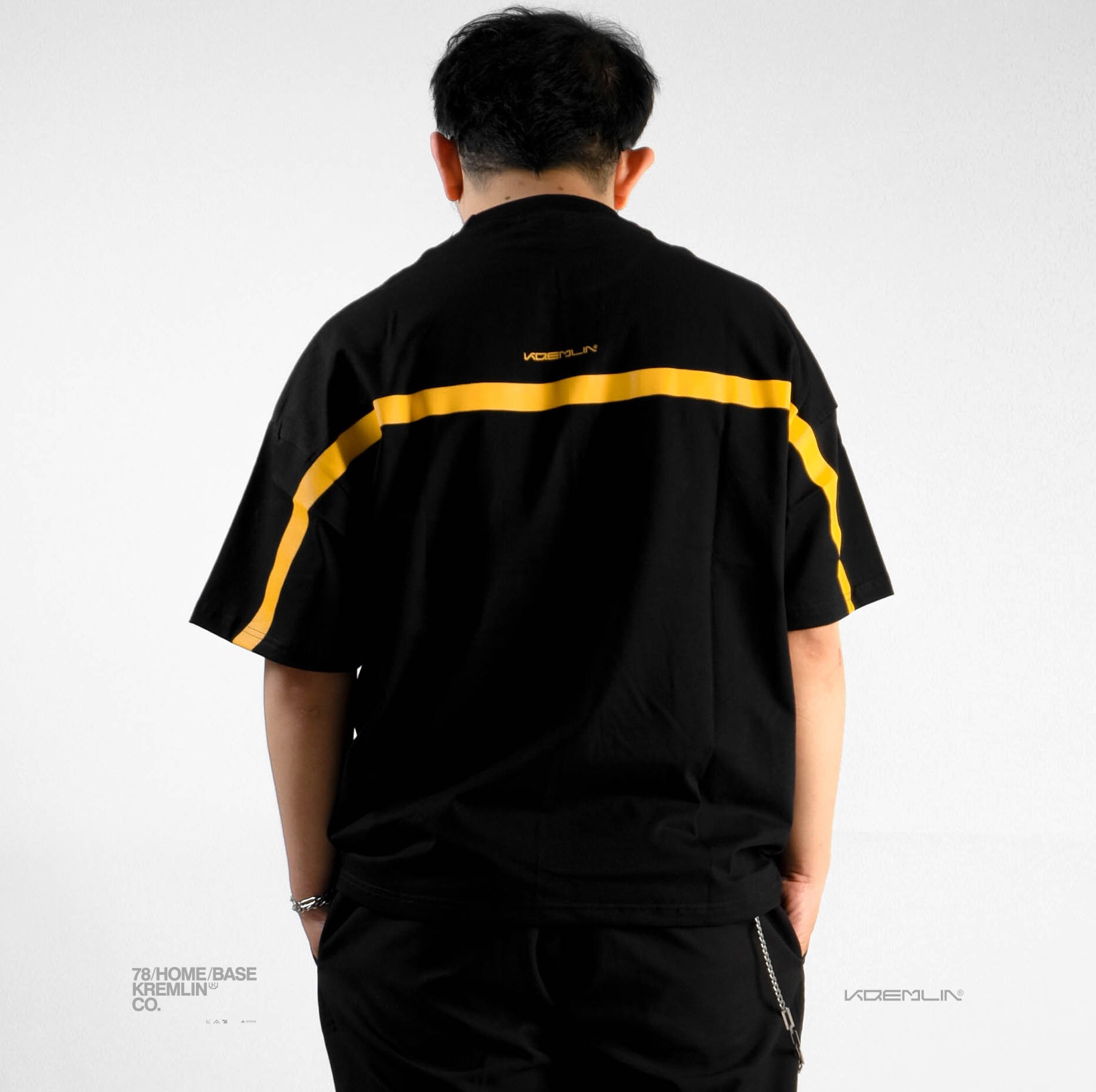 KREMLIN T-Shirt Boxy OVS Fit Black - VEX