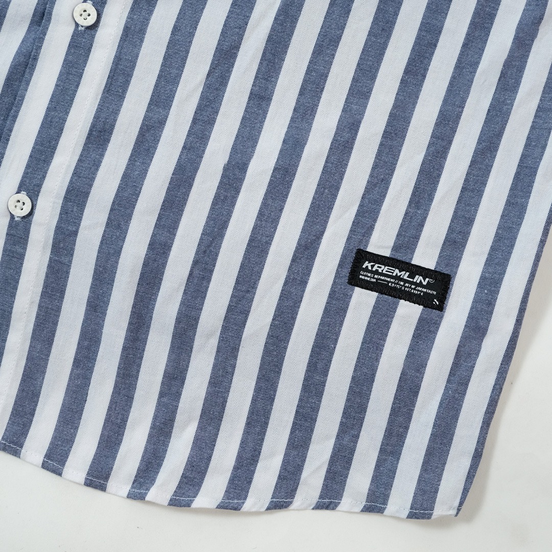KREMLIN Shirt Kemeja Salur Pinstripe Blue - Regular - Vinsmoke