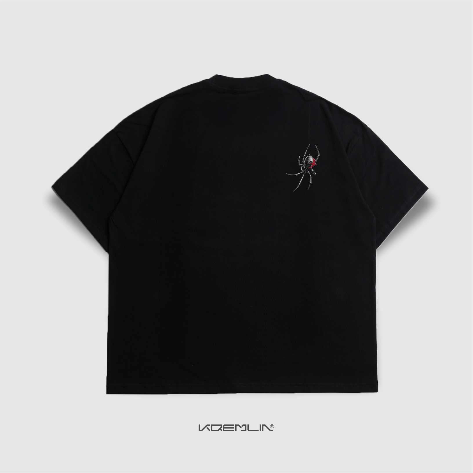 KREMLIN T-Shirt Boxy OVS Fit Black - Widow