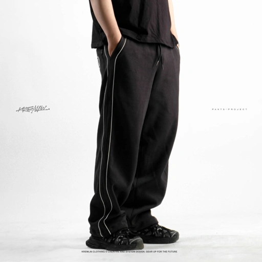 KREMLIN Celana Sweatpants Loose Pants Baggy - 2 lines - Yamazaki