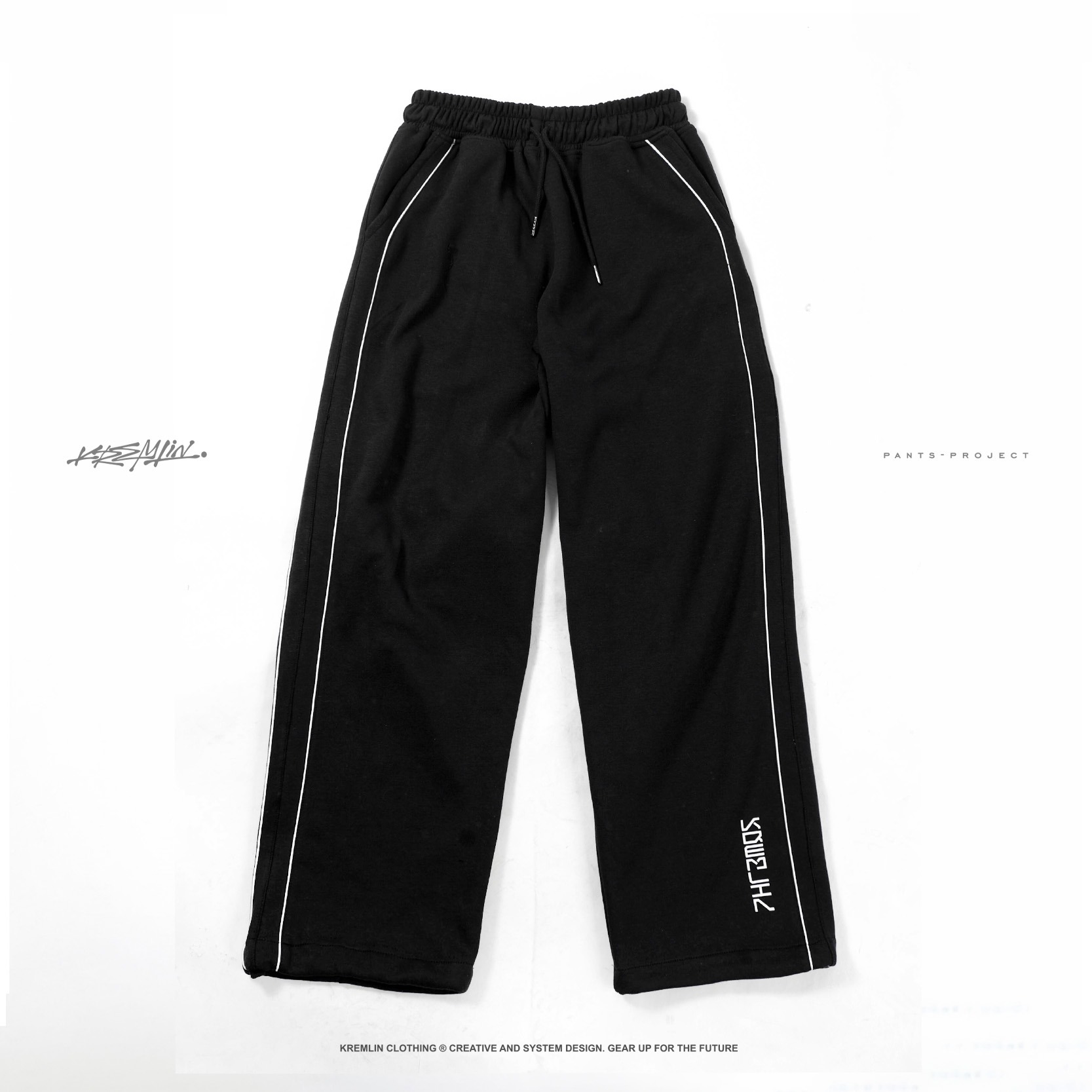 KREMLIN Celana Sweatpants Loose Pants Baggy - 2 lines - Yamazaki