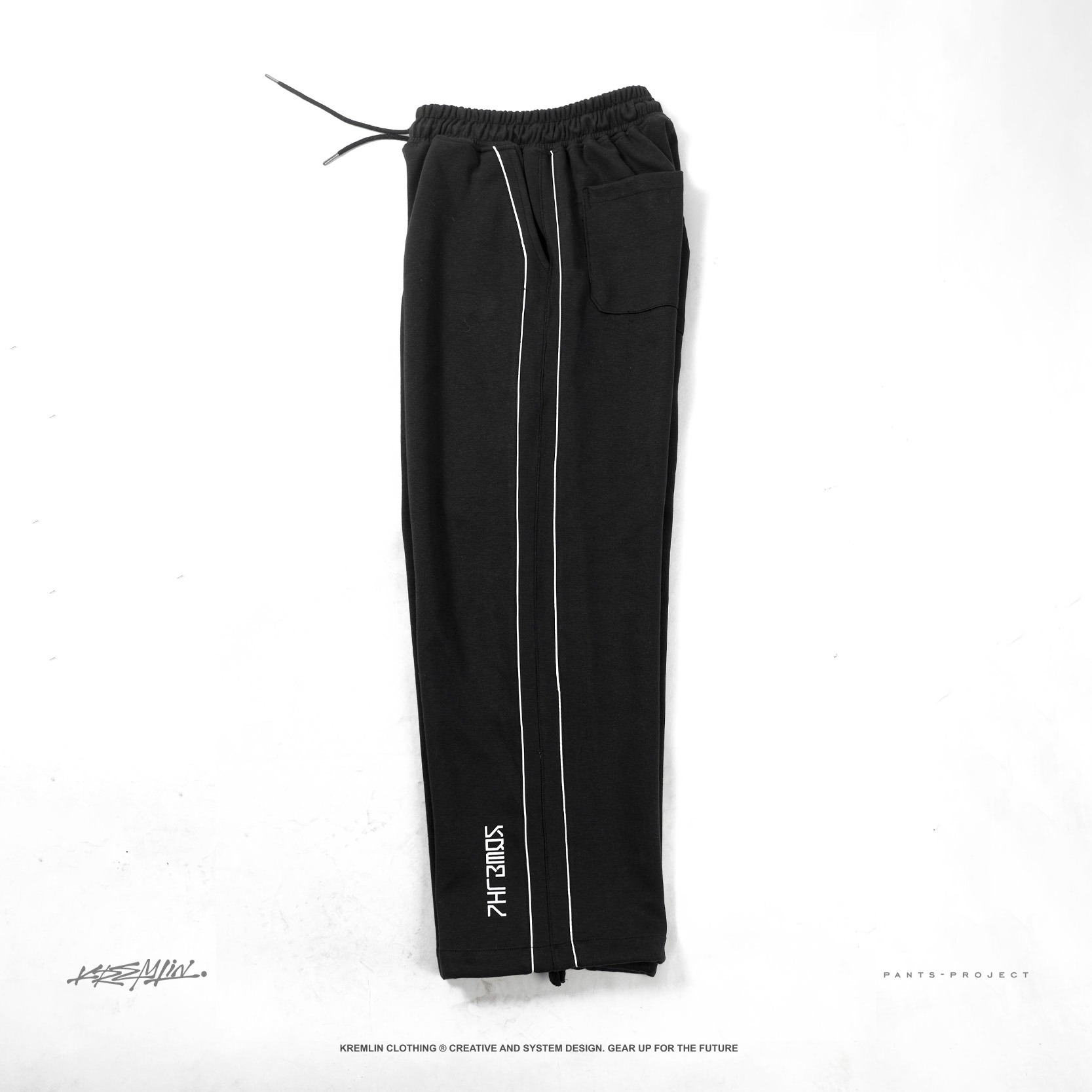 KREMLIN Celana Sweatpants Loose Pants Baggy - 2 lines - Yamazaki