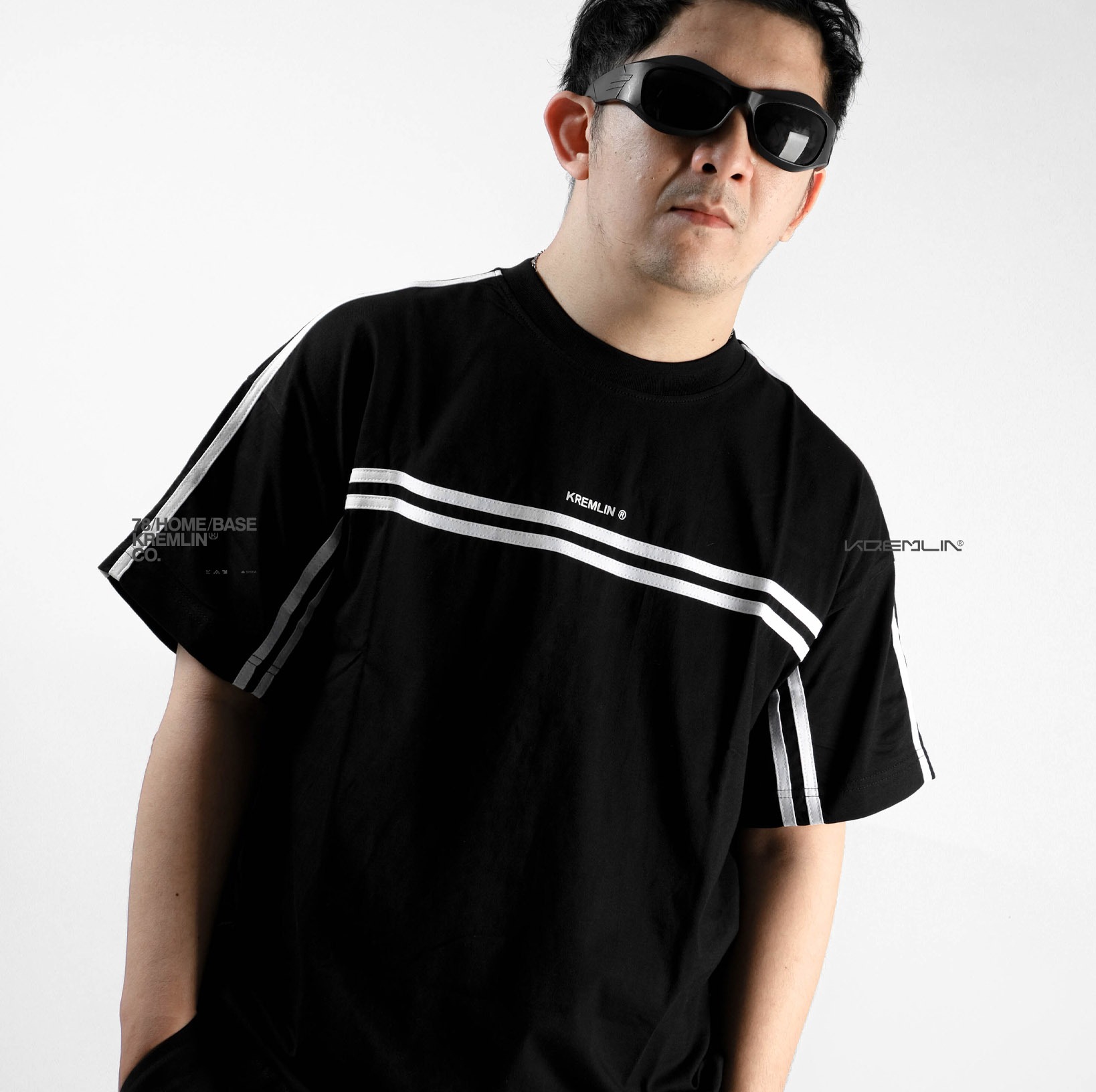  KREMLIN T-Shirt Boxy OVS Fit Black - ZWAN