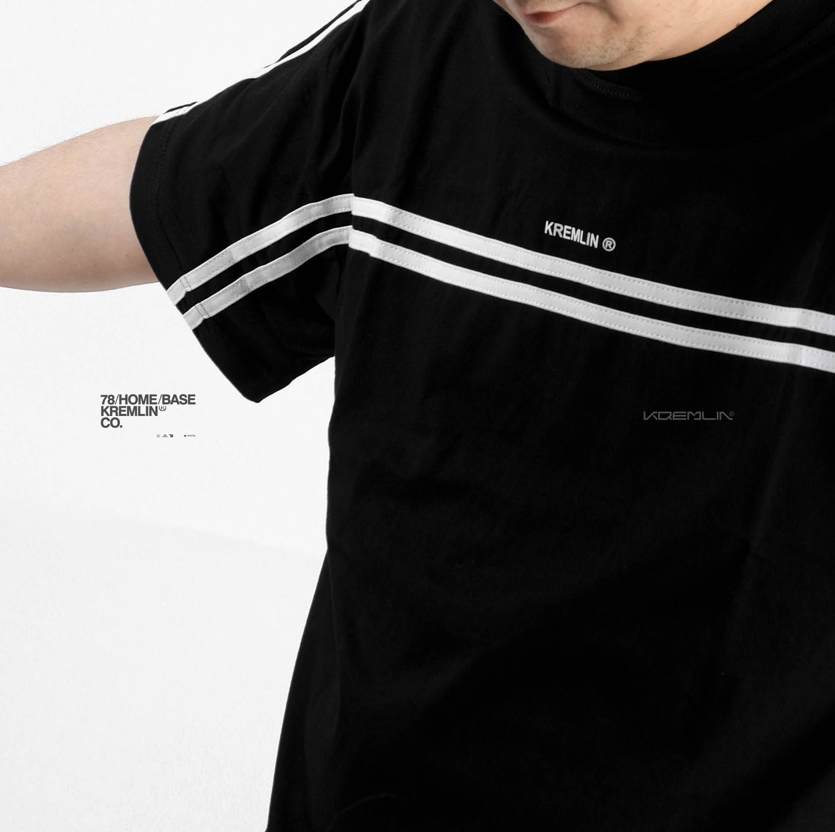  KREMLIN T-Shirt Boxy OVS Fit Black - ZWAN