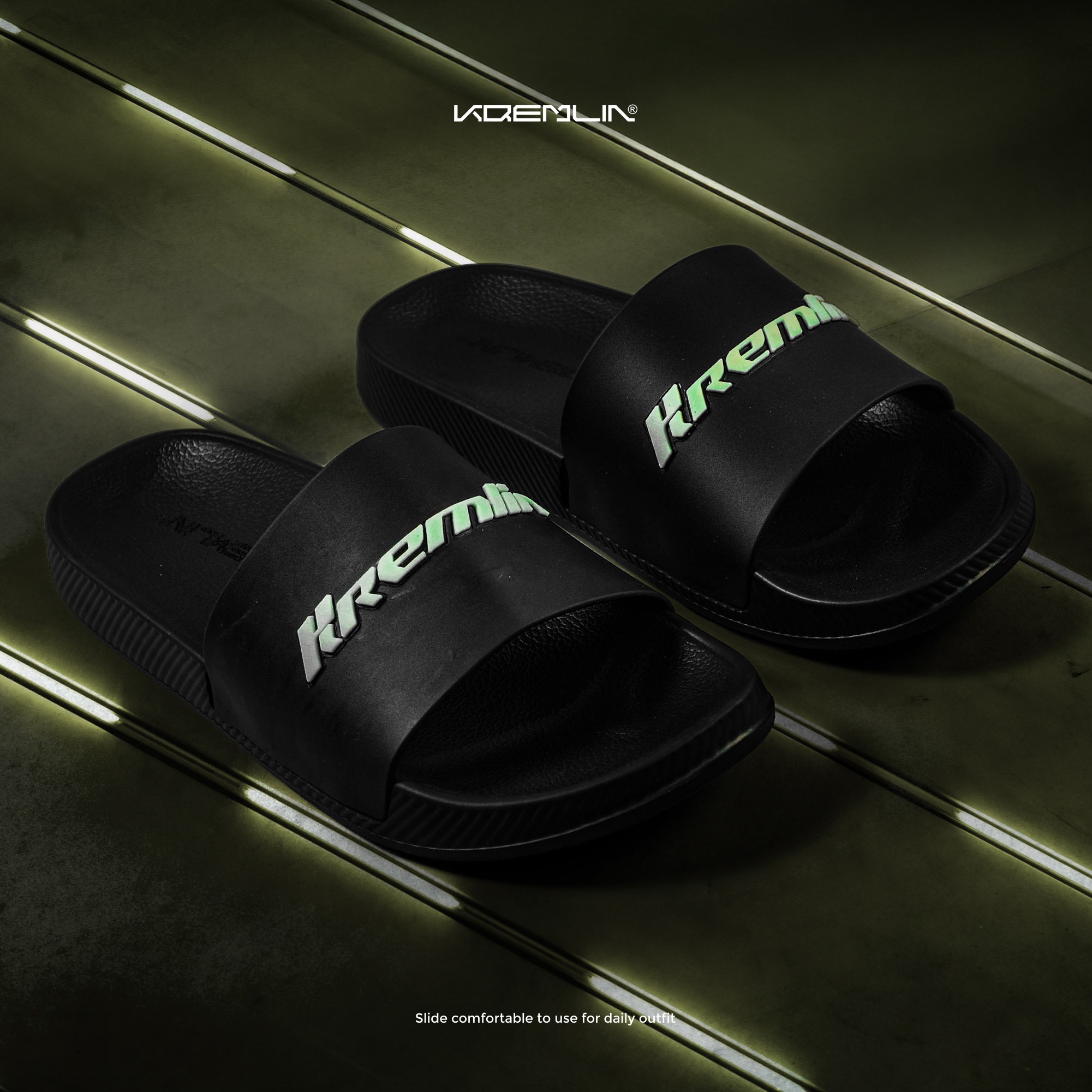 Kremlin Sandal Slide Elastis Glow in the dark - Altron