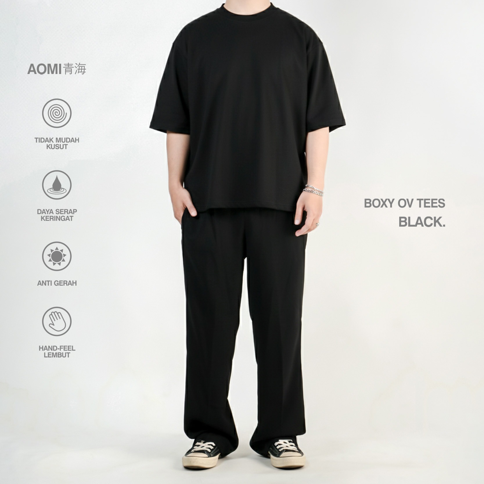 KREMLIN Boxy OV T-shirt AOMI Series Coolbreeze - RAI
