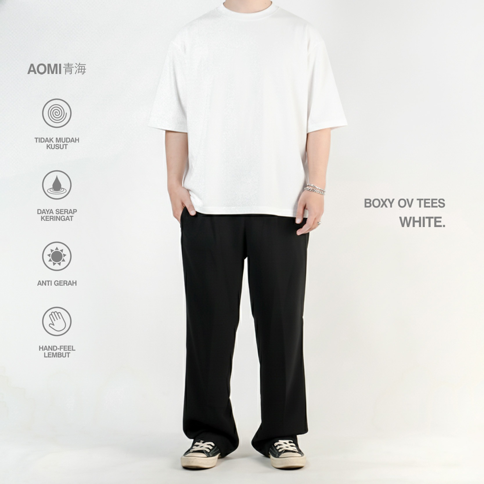 KREMLIN Boxy OV T-shirt AOMI Series Coolbreeze - RAI