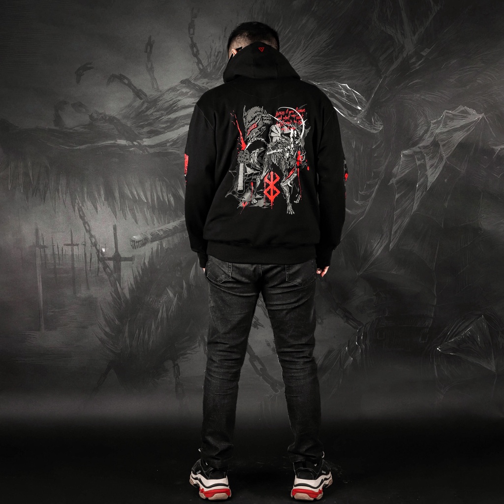 KREMLIN Pullover Hoodie Anime - Berserker