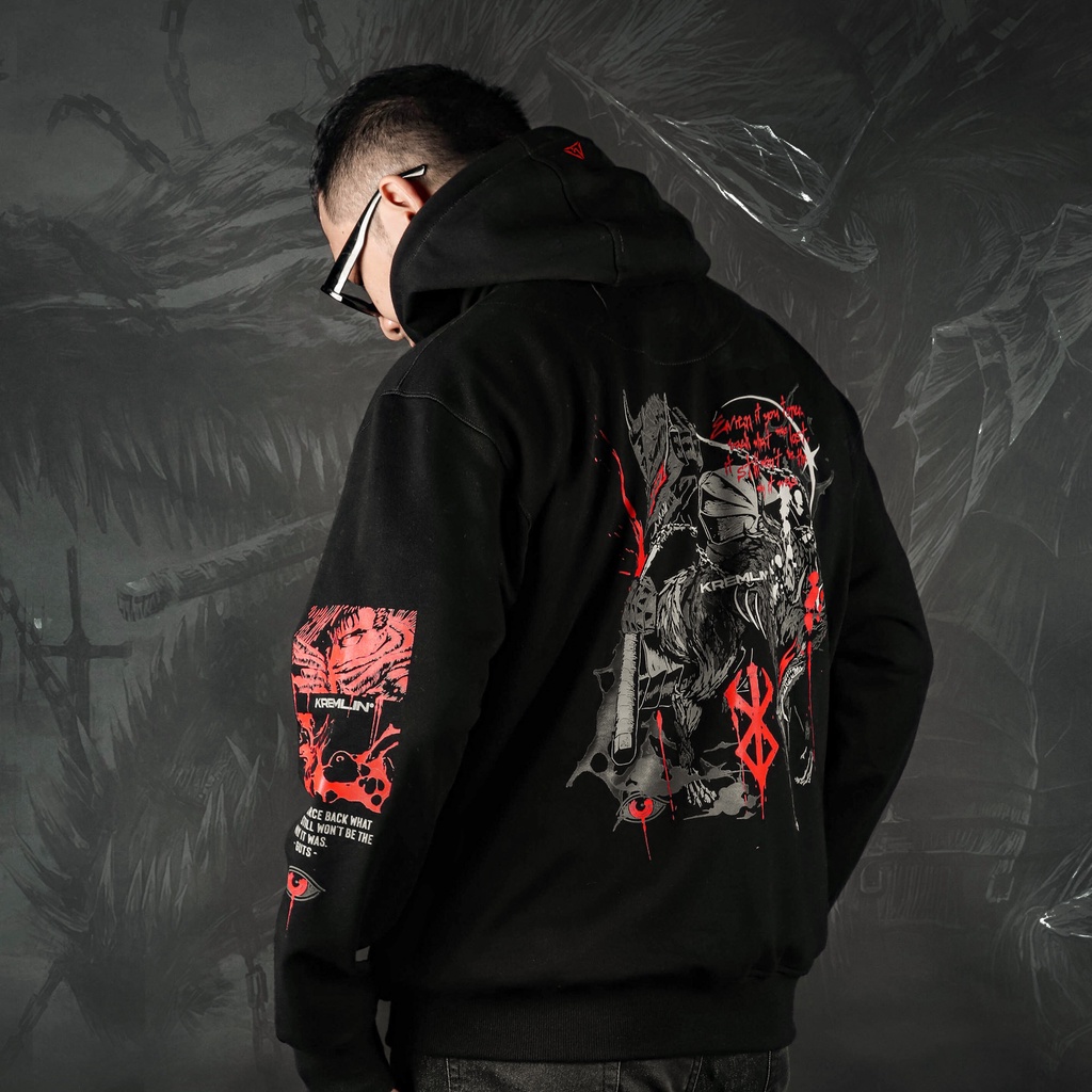 KREMLIN Pullover Hoodie Anime - Berserker