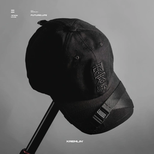 Image of KREMLIN Topi Tactical Polo Cap Black Hat - VOID