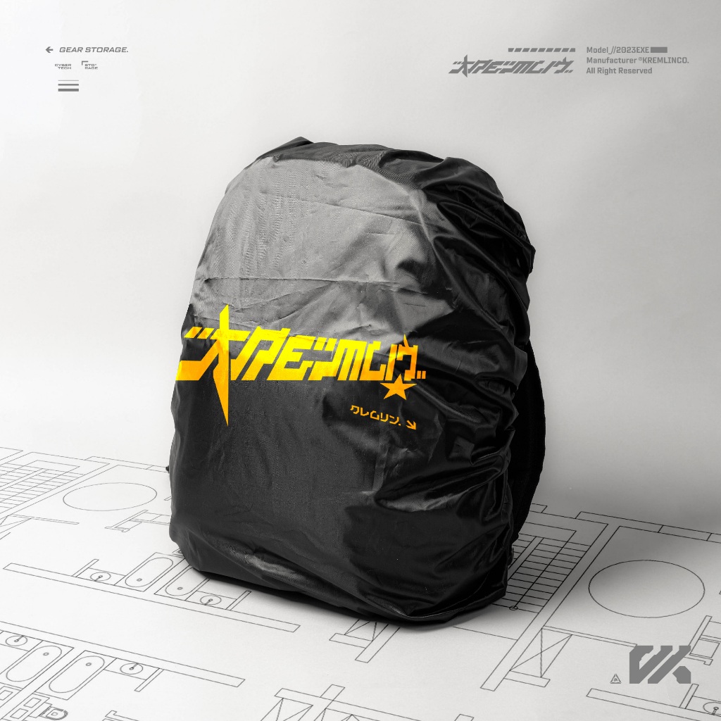 KREMLIN Tas Ransel Bagpack Retro - TURBO