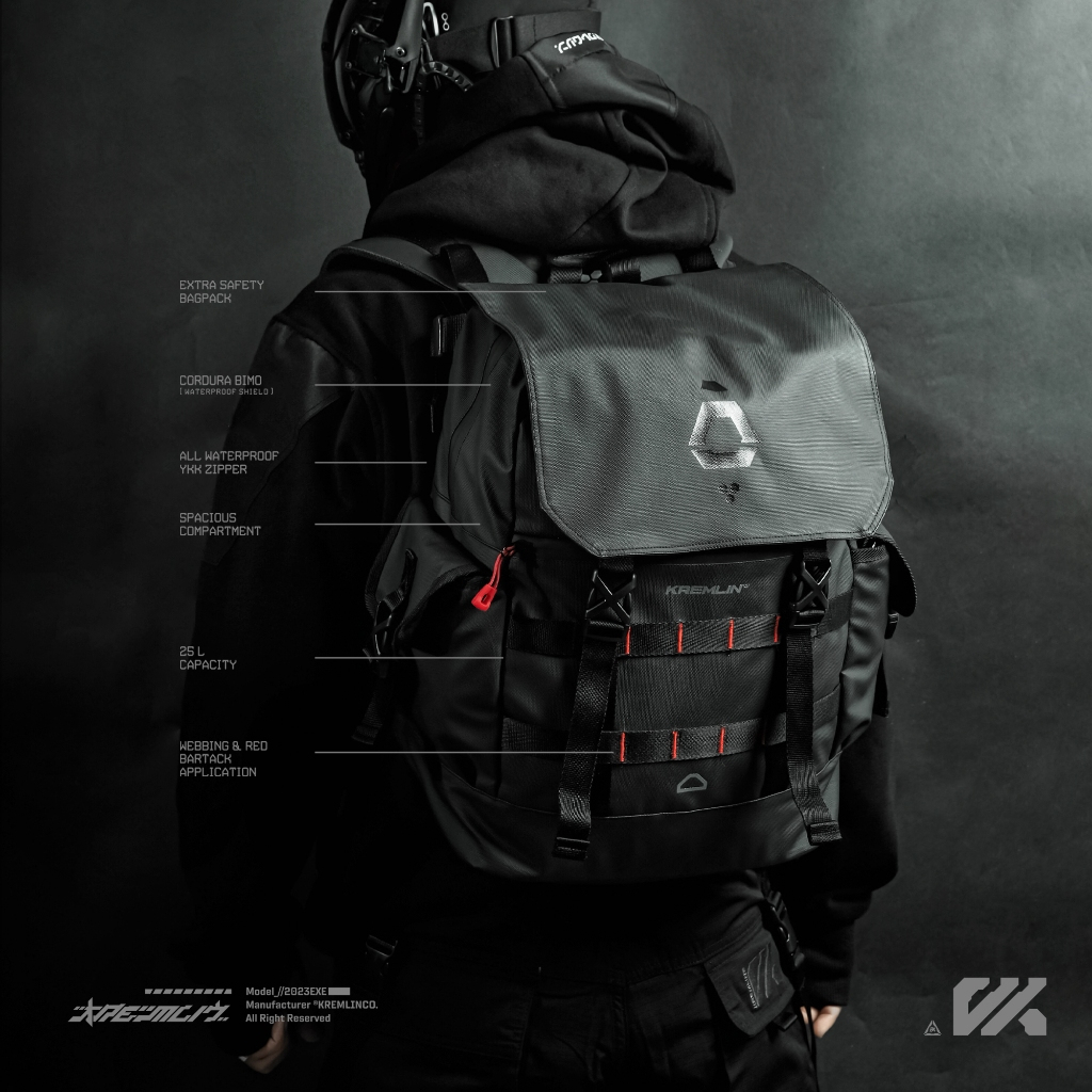 KREMLIN Tas Ransel Bagpack Cyber Gear - Astrojet