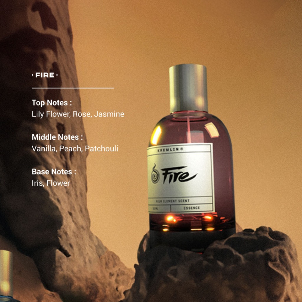 KREMLIN Parfume 4 in 1 Element Scent series (30 ml) - Paket 4 Botol