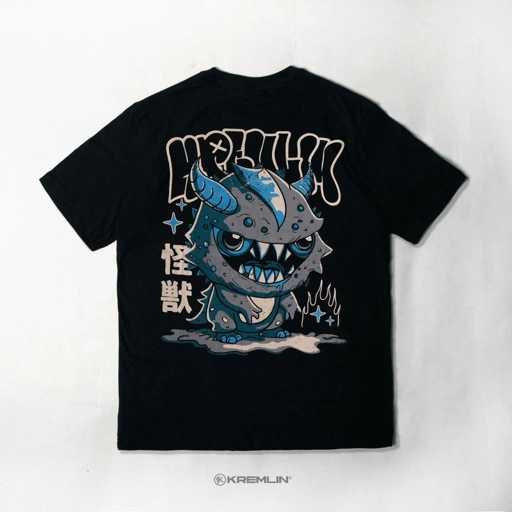 Image of KREMLIN T-Shirt Kaos Black - KAIJU