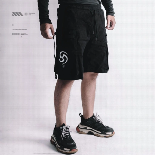 Image of KREMLIN Celana Pendek Short Cargo Techwear pants - DOKYO