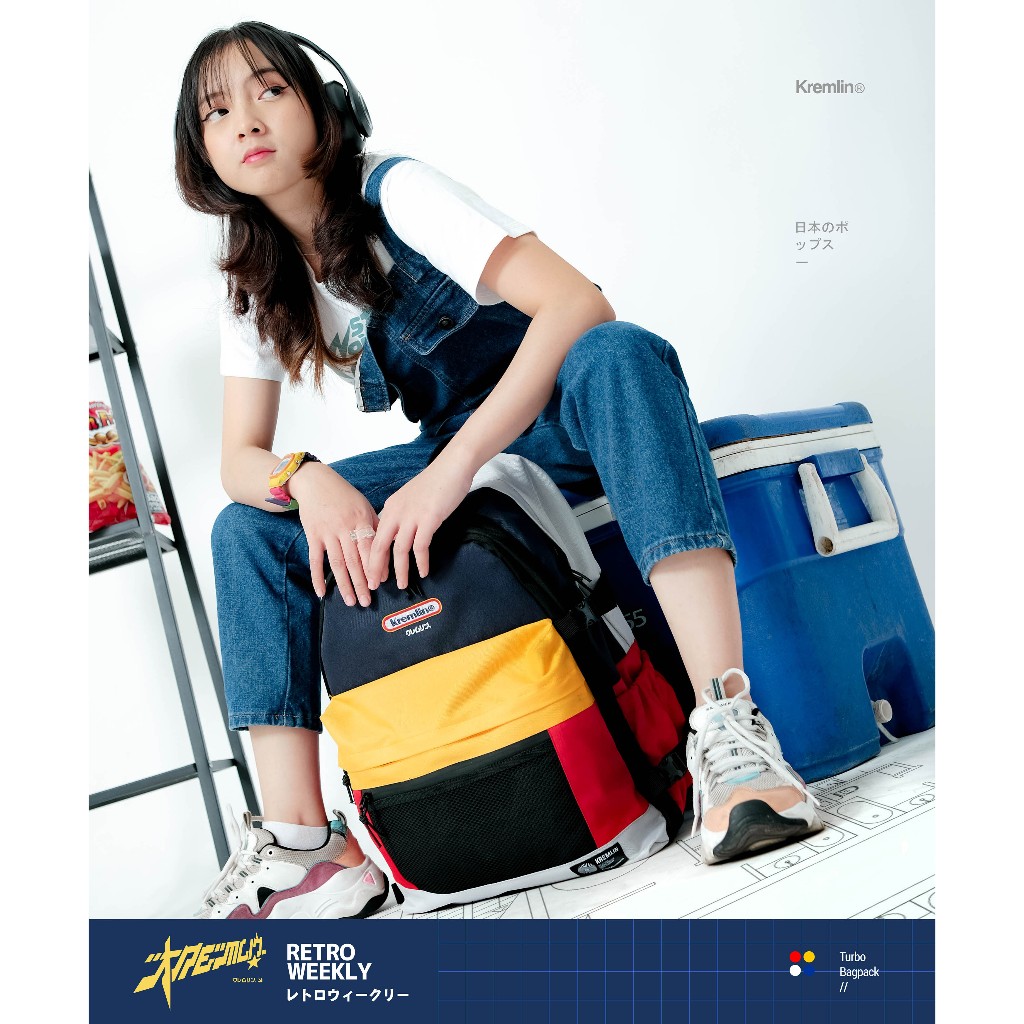 KREMLIN Tas Ransel Bagpack Retro - TURBO