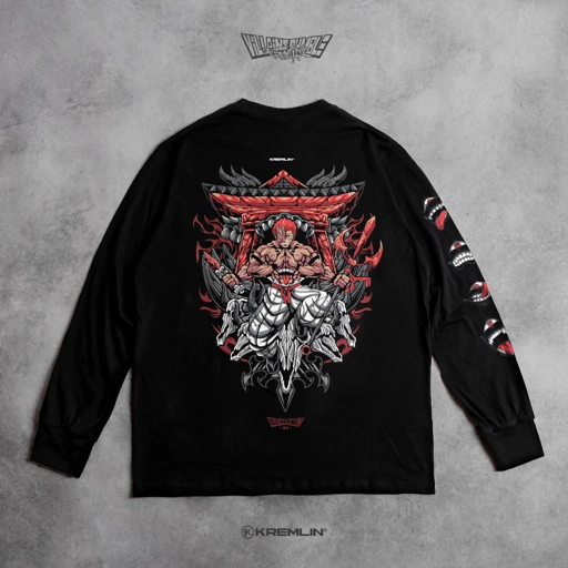 Image of KREMLIN Longsleeve T-shirt Anime Villains Rumble Series - SUKUNA