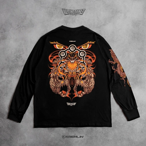 Image of KREMLIN Longsleeve T-shirt Anime Villains Rumble Series - HANTENGU