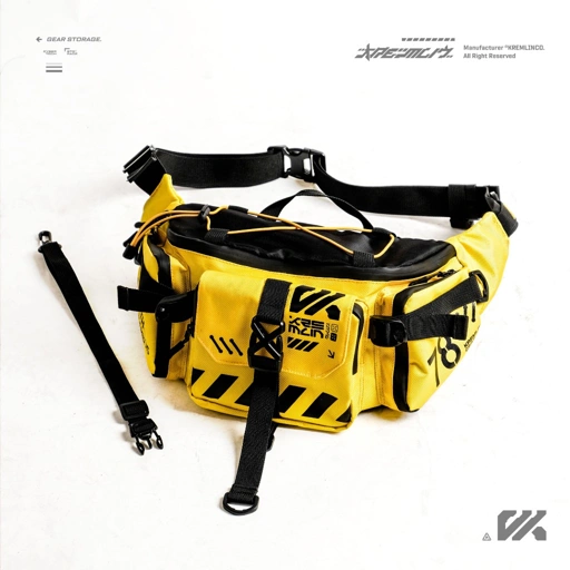 Image of KREMLIN Waistbag Double Strap Tas Pinggang Selempang - CYRAX YELLOW