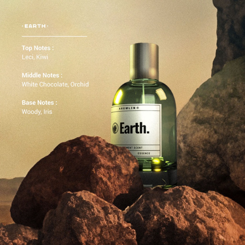 KREMLIN Parfume 4 in 1 Element Scent series (30 ml) - Paket 4 Botol