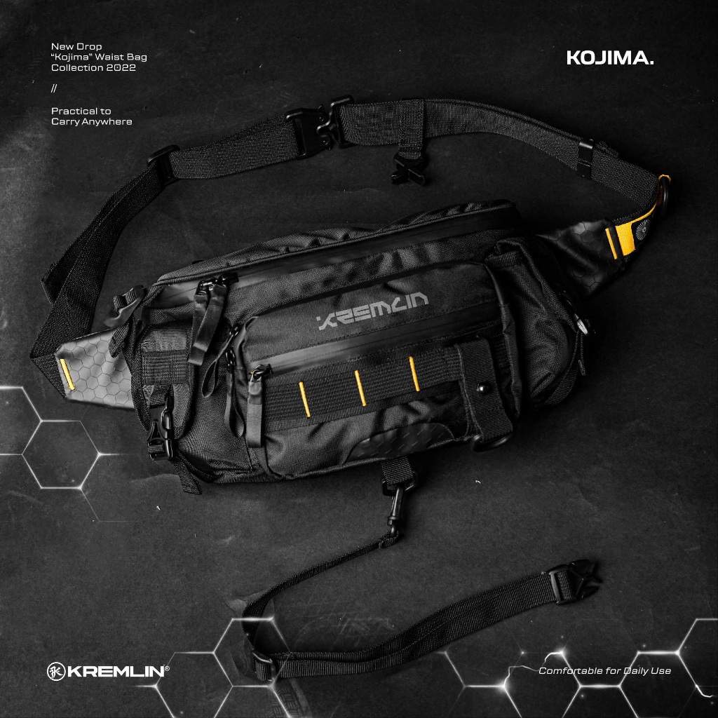KREMLIN Waistbag Double Strap Tas Pinggang Original - KOJIMA