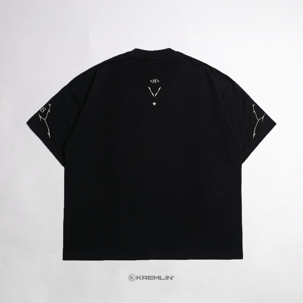 KREMLIN T-Shirt BOXY OS Fit Glow in the Dark Black - Level Up