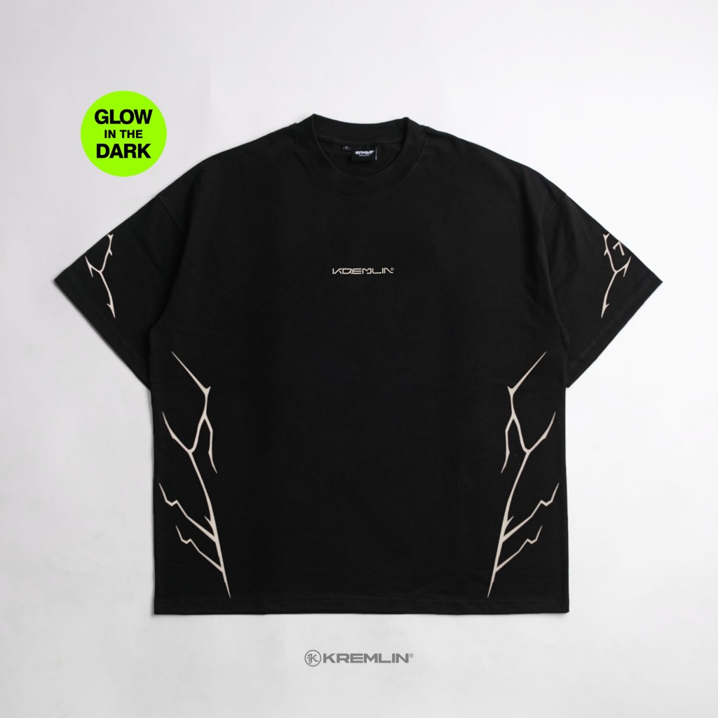 KREMLIN T-Shirt BOXY OS Fit Glow in the Dark Black - Level Up