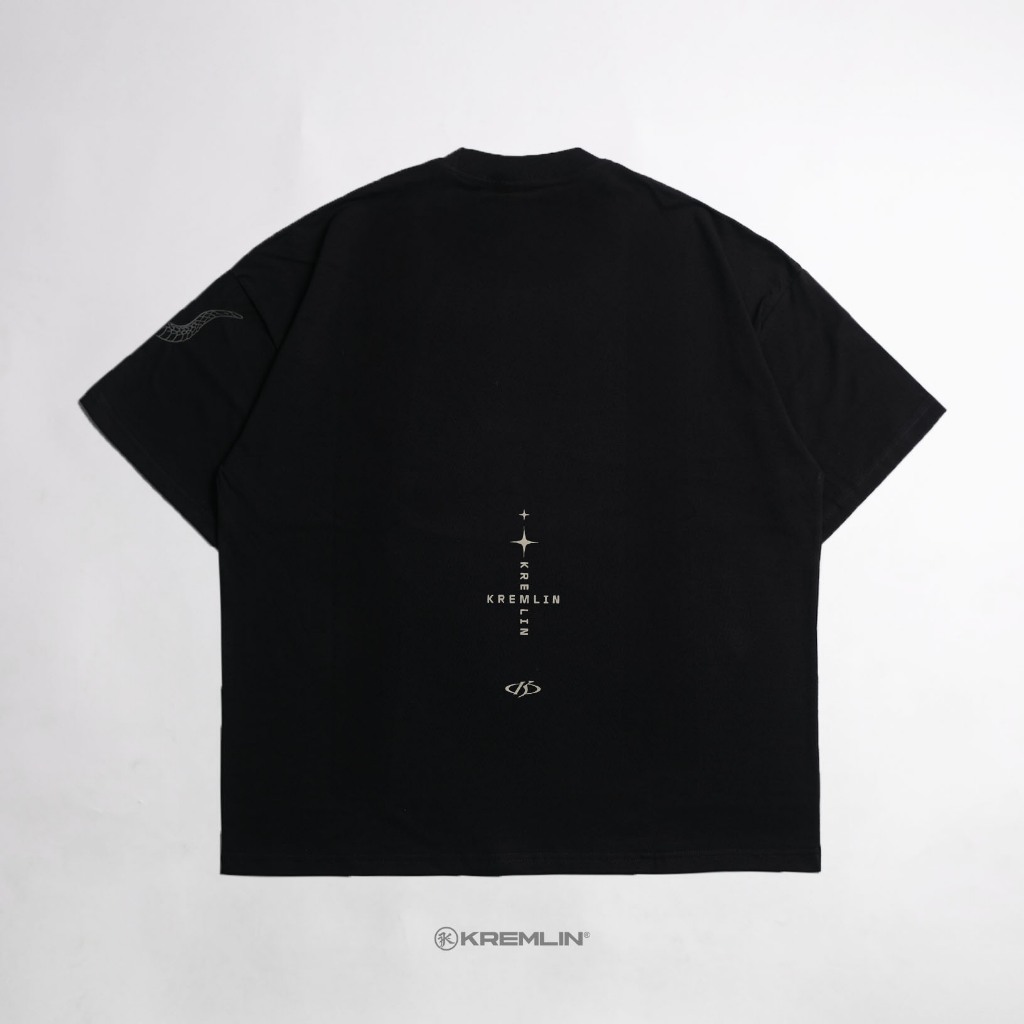 KREMLIN T-Shirt Oversized Glow in the Dark Relaxed Fit Black - Cobra