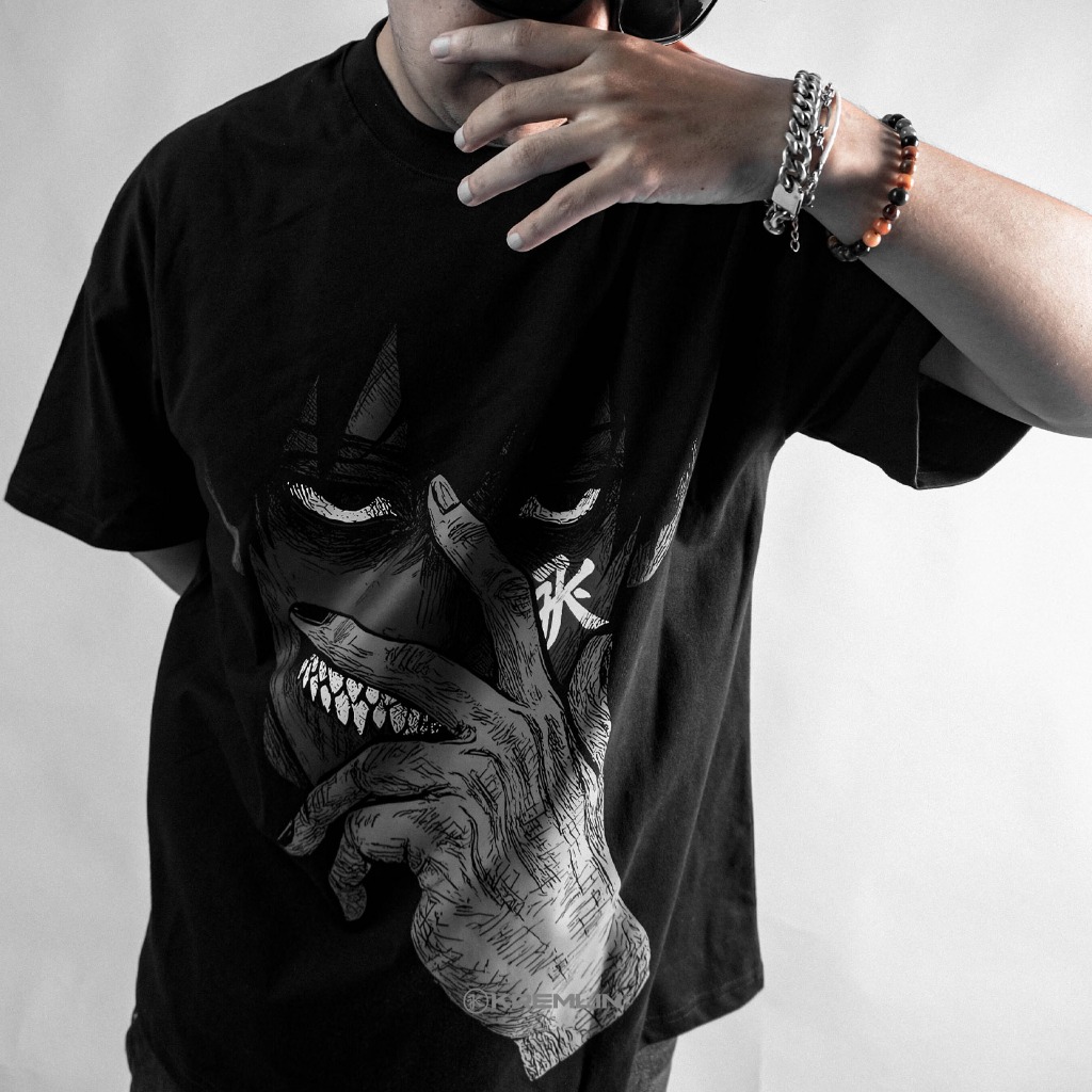KREMLIN T-Shirt BOXY OS Fit Glow in the Dark Black - Awake