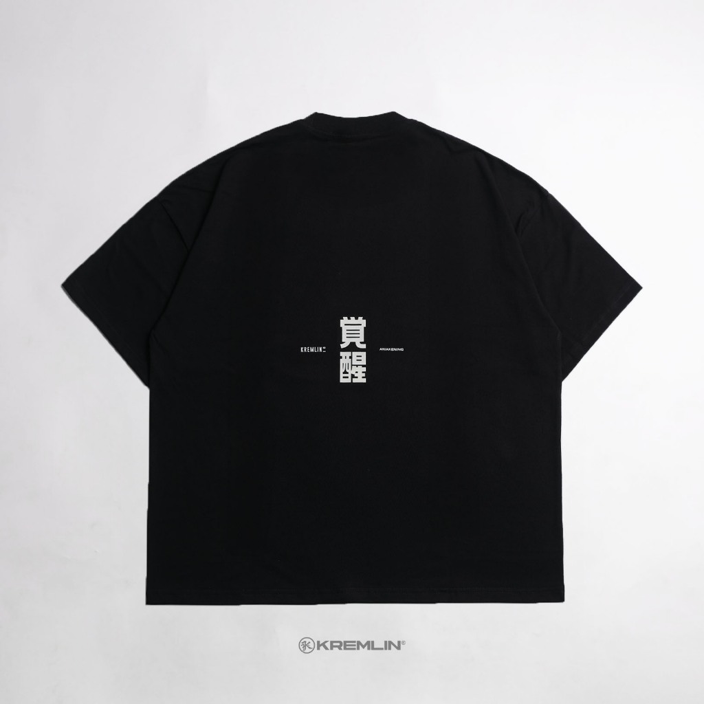KREMLIN T-Shirt BOXY OS Fit Glow in the Dark Black - Awake
