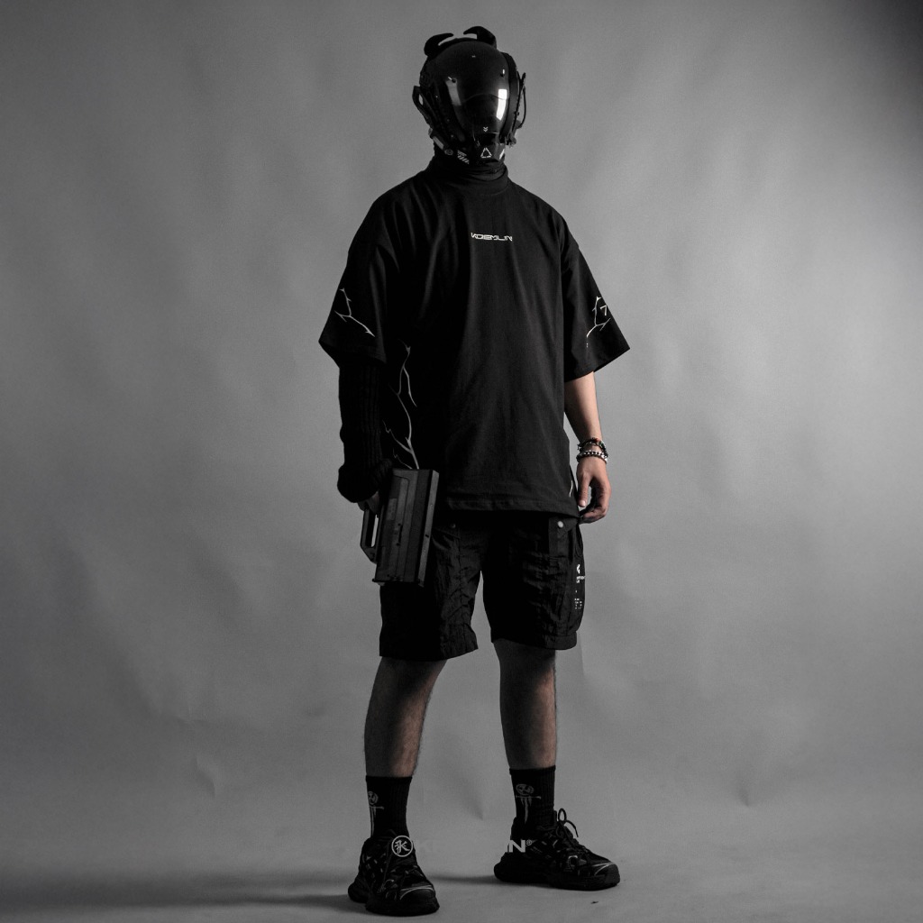 KREMLIN T-Shirt BOXY OS Fit Glow in the Dark Black - Level Up