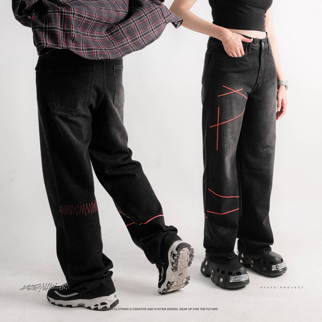 KREMLIN Celana Urban Jeans Denim Black Wash Premium - DAWN
