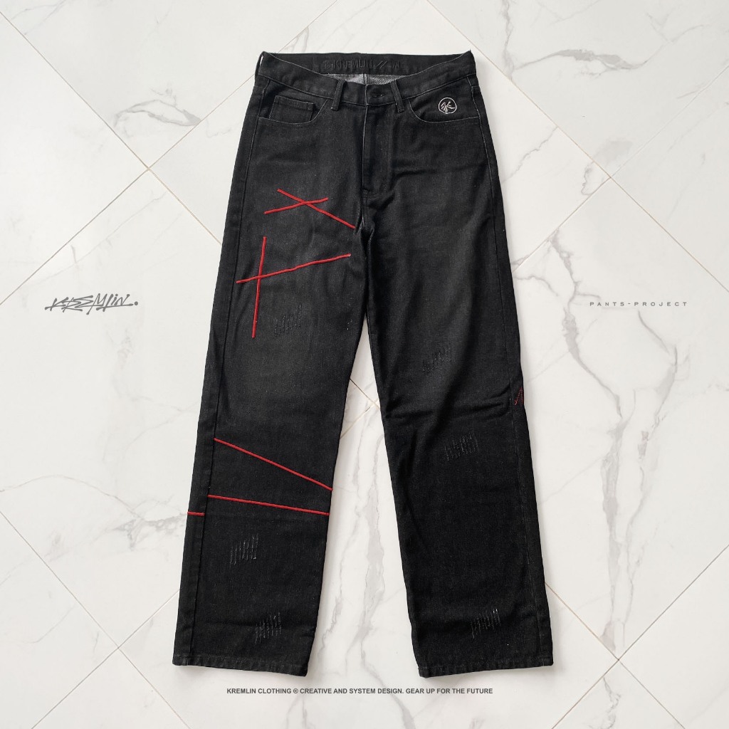 KREMLIN Celana Urban Jeans Denim Black Wash Premium - DAWN