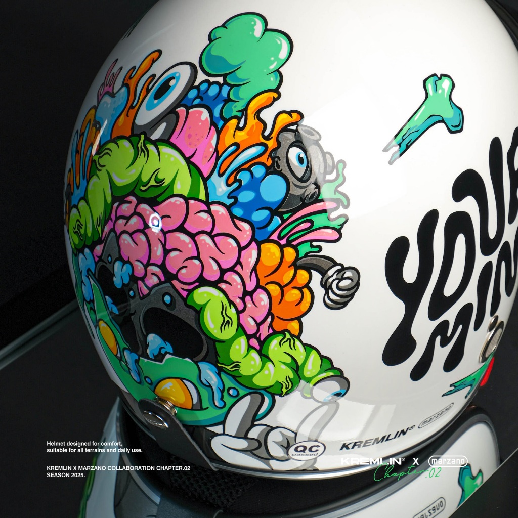 KREMLIN X MARZANO - Helm Retro Chapter.02 Collaboration - ALIENOID